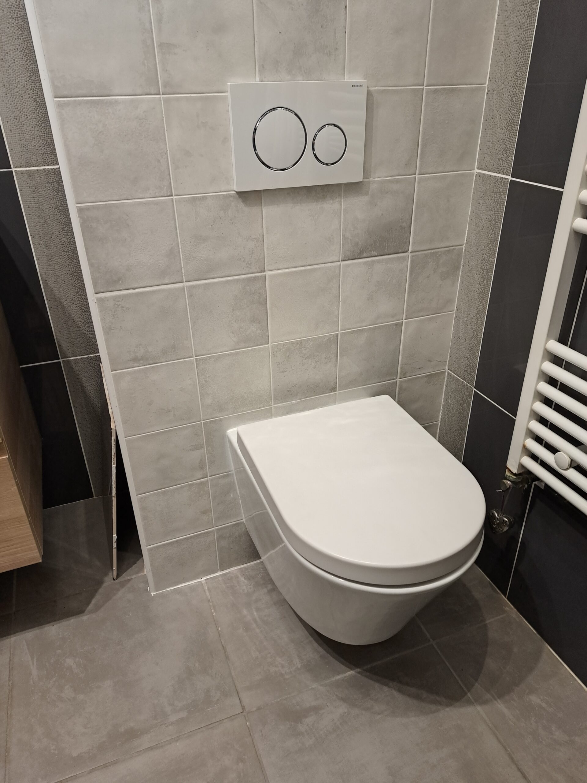 Installation WC suspendu